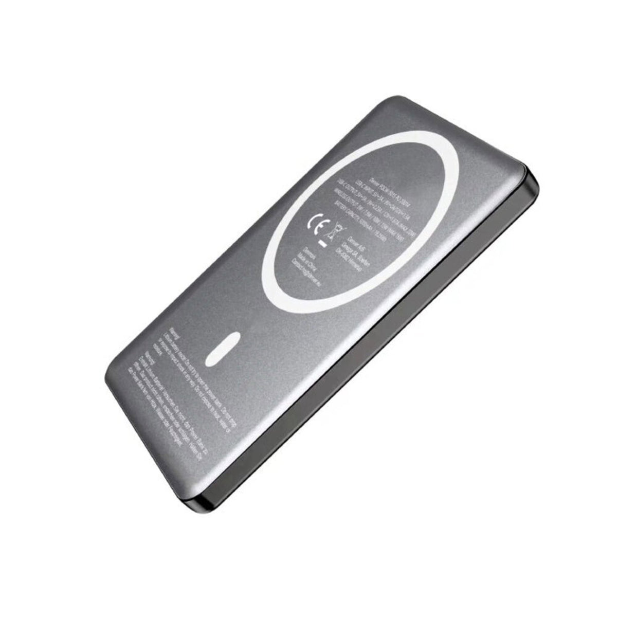 Denver PQCW-5015 15W Wireless PowerBank - 5000 mAh - MagSafe Compatible - Grey