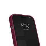 iDeal Of Sweden iPhone 17e / 16e / 15 / 14 / 13  Silicone Case - MagSafe Compatible - Fine Wine Bloom