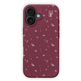 iPhone 17 iDeal Of Sweden Silicone Case - MagSafe Compatible - Fine Wine Bloom
