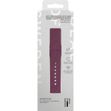 Apple Watch (42/44/SE/45/46/49mm) iDeal of Sweden Soft Swirl Silicone Watch Strap - Size M/L - Velvet Plum