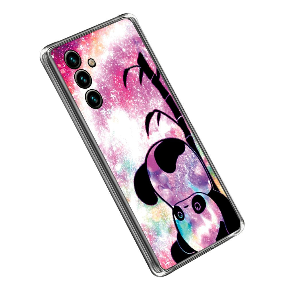 Samsung Galaxy A14 (5G) Plastic Case w. Motive - Sweet Panda