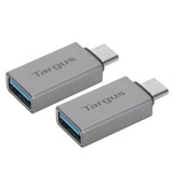 Targus USB-C to USB-A Adapter - 2 pcs - Silver