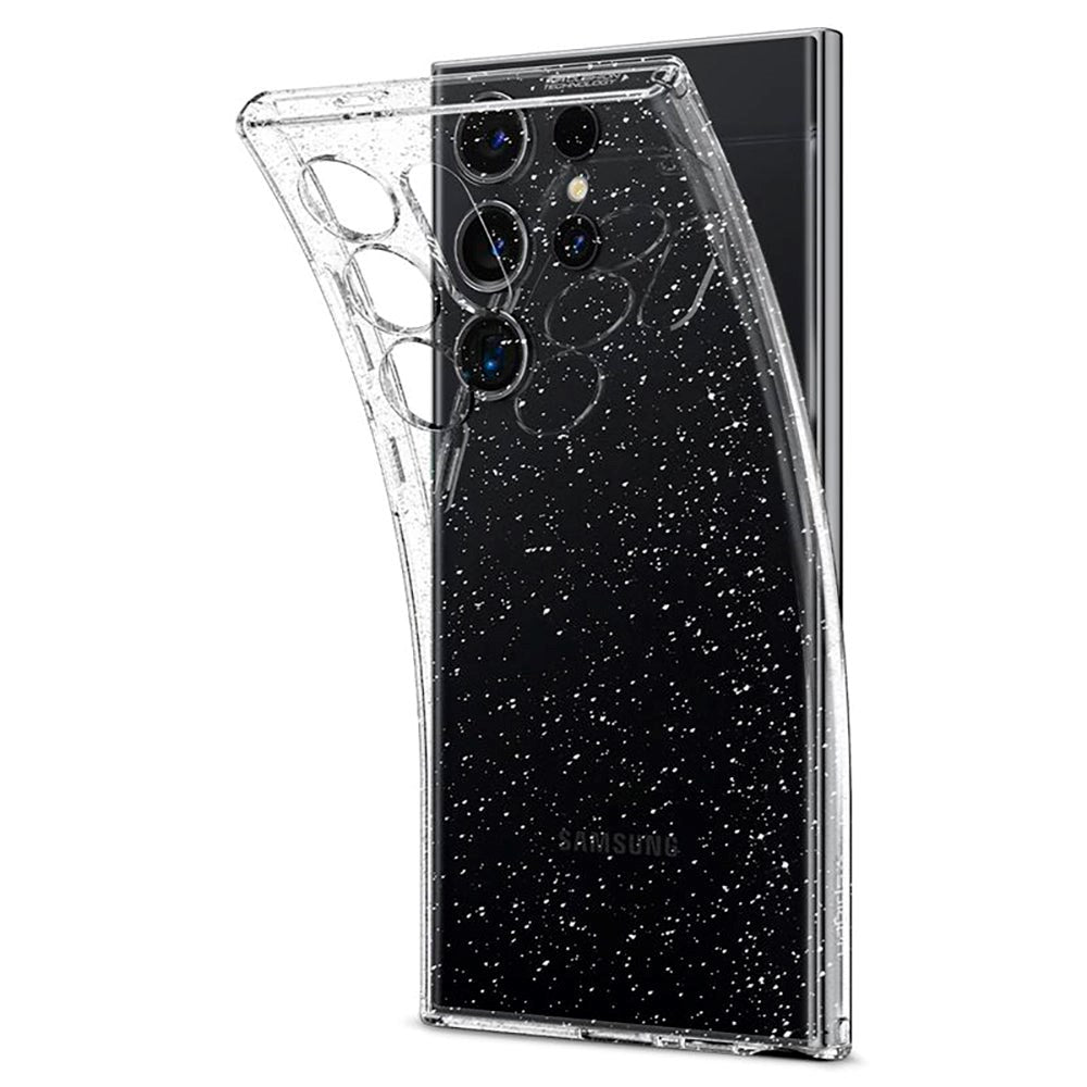 Samsung Galaxy S24 Ultra Spigen Liquid Crystal Glitter Case - Transparent