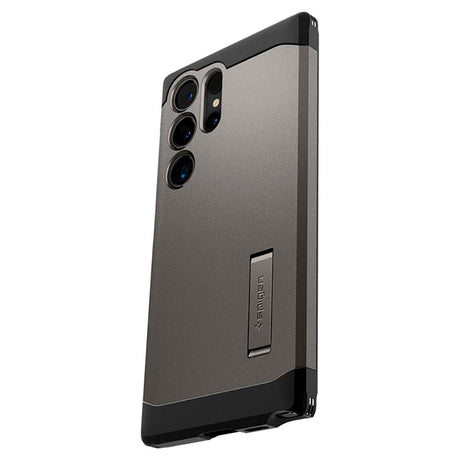 Samsung Galaxy S24 Ultra Spigen Tough Armor Case w. Kickstand - Gunmetal