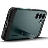 Samsung Galaxy S24 Spigen Tough Armor Case w. Kickstand - Green