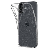 iPhone 16 Plus Spigen Liquid Crystal Glitter Case - Transparent