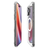 iPhone 16 Pro Spigen Crystal Hybrid Case - MagSafe Compatible - Transparent