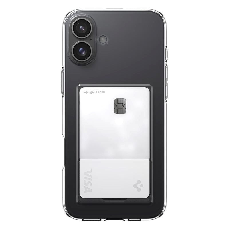 iPhone 16 Spigen Crystal Slot Case - Transparent