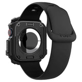 Apple Watch 10 (46mm) Spigen Rugged Armor Case - Flexible Plastic - Black