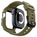 Apple Watch 10 (46mm) Spigen Rugged Armor Pro Strap with Case - Green