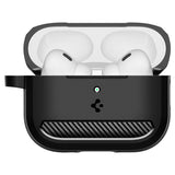 Apple AirPods Pro (3rd Gen.) Spigen Rugged Armor Case - Matte Black