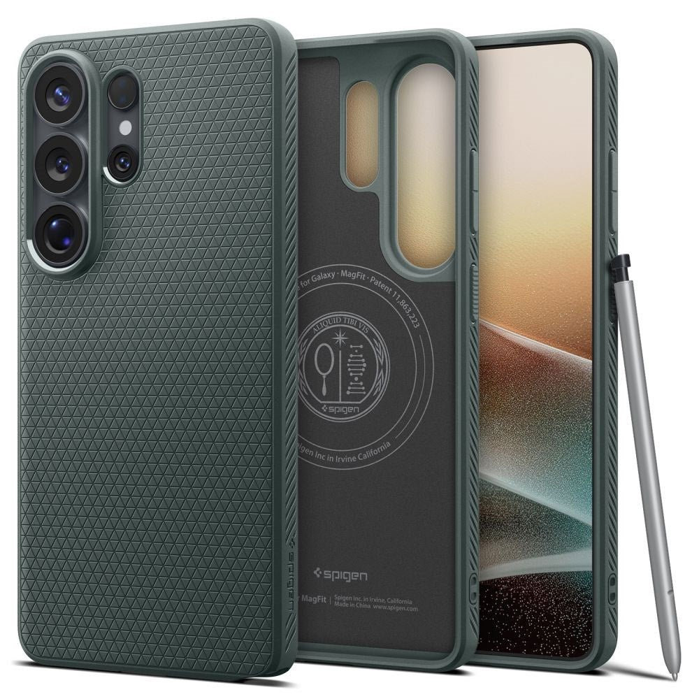 Samsung Galaxy S26 Ultra Spigen Liquid Air Case - MagSafe Compatible - Green