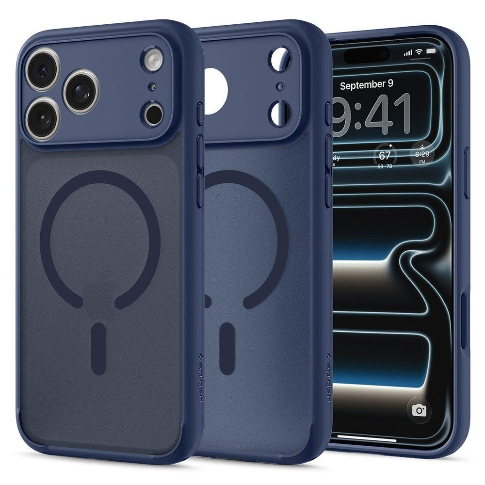 iPhone 18 Pro Max / 17 Pro Max Spigen Ultra Hybrid Case - MagSafe Compatible - Matte Blue