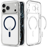 iPhone 18 Pro Max / 17 Pro Max Spigen Ultra Hybrid Case - MagSafe Compatible - Transparent / Blue