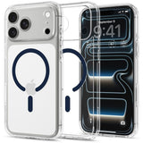iPhone 18 Pro Max / 17 Pro Max Spigen Ultra Hybrid Case - MagSafe Compatible - Transparent / Blue