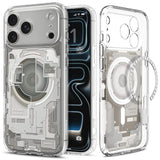 iPhone 18 Pro Max / 17 Pro Max Spigen Ultra Hybrid Case - MagSafe Compatible - Transparent / Silver