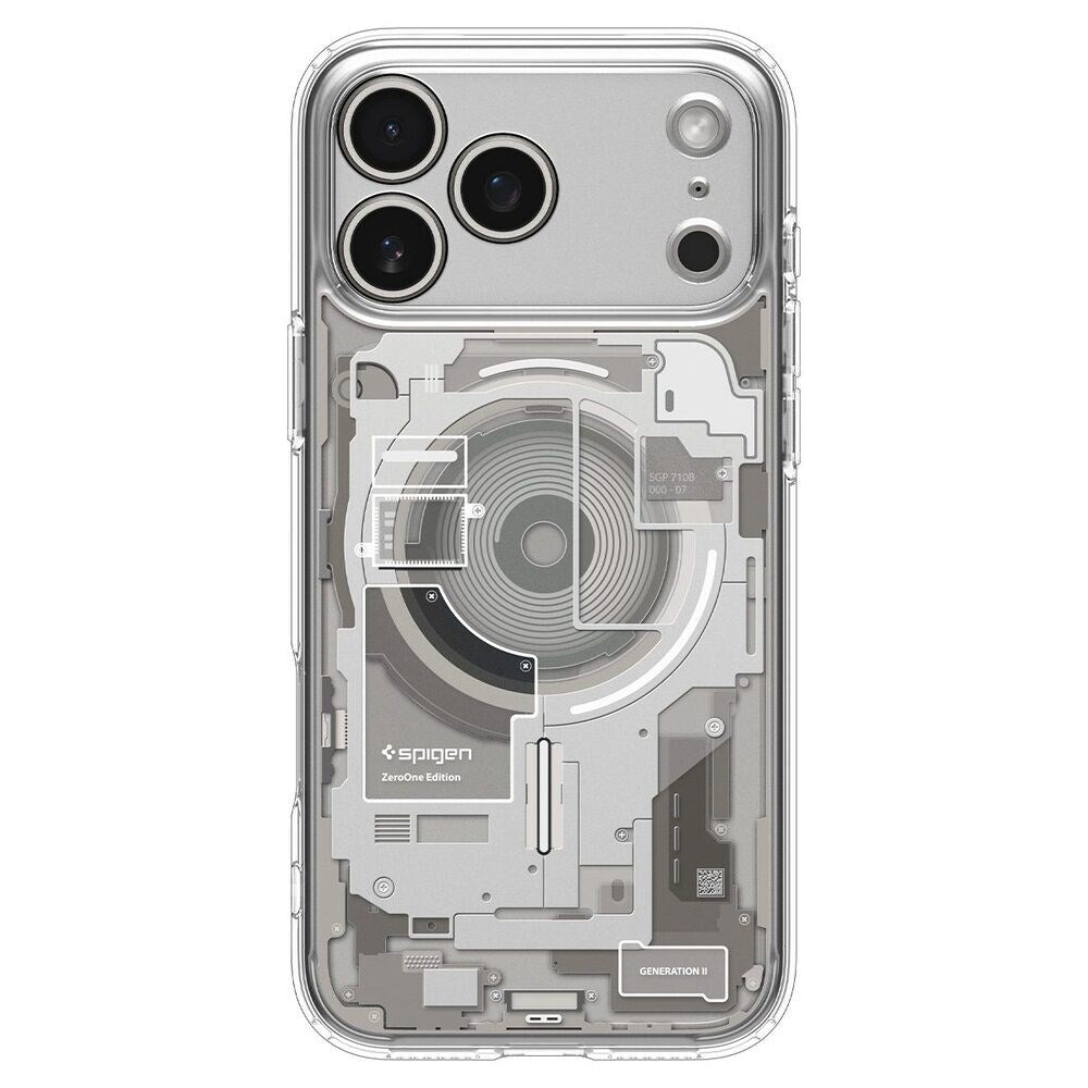 iPhone 18 Pro Max / 17 Pro Max Spigen Ultra Hybrid Case - MagSafe Compatible - Transparent / Silver