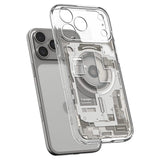iPhone 18 Pro Max / 17 Pro Max Spigen Ultra Hybrid Case - MagSafe Compatible - Transparent / Silver