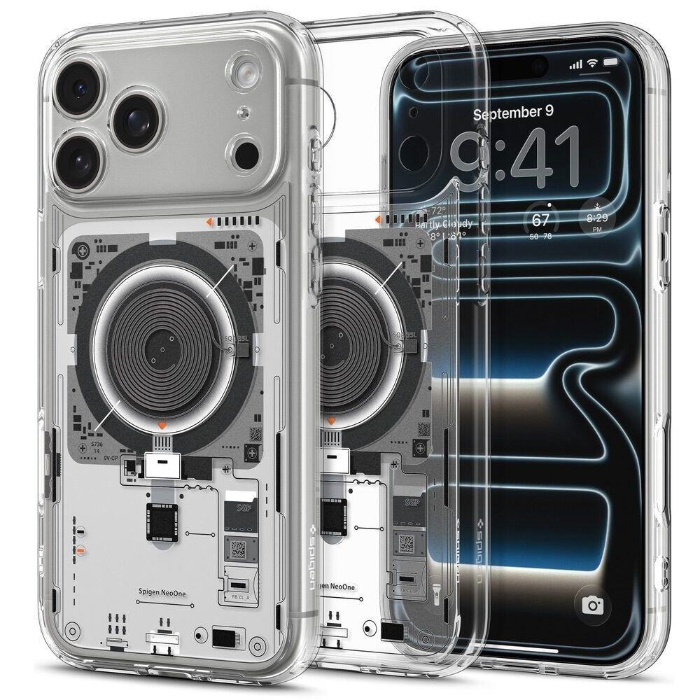iPhone 18 Pro Max / 17 Pro Max Spigen Ultra Hybrid Case - MagSafe Compatible - Transparent / Black
