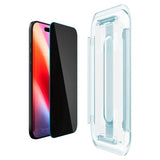 iPhone Air Spigen Glass tR EZ Fit Screen Protector Glass - Privacy Function - 2 pcs - Transparent