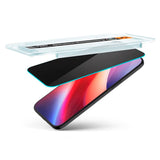 iPhone Air Spigen Glass tR EZ Fit Screen Protector Glass - Privacy Function - 2 pcs - Transparent