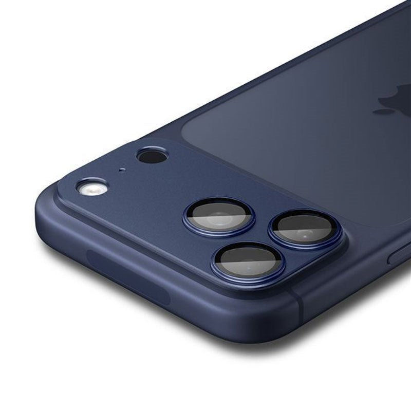 iPhone 17 Pro Spigen Glass tR EZ Fit Optik Pro XL Camera Lens Protector – Blue