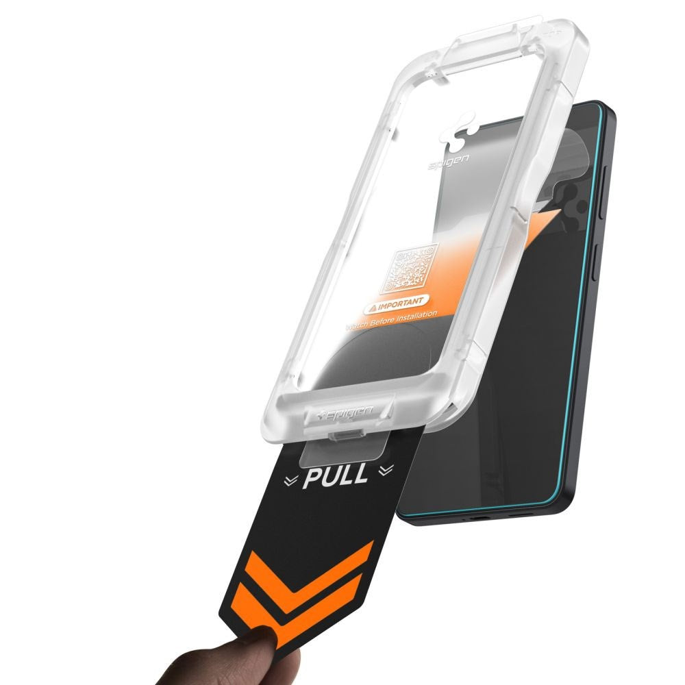 Samsung Galaxy S26 Spigen Glass tR EZ Fit Pro HD Screen Protection Glass - Privacy Function - 2 pcs - Transparent