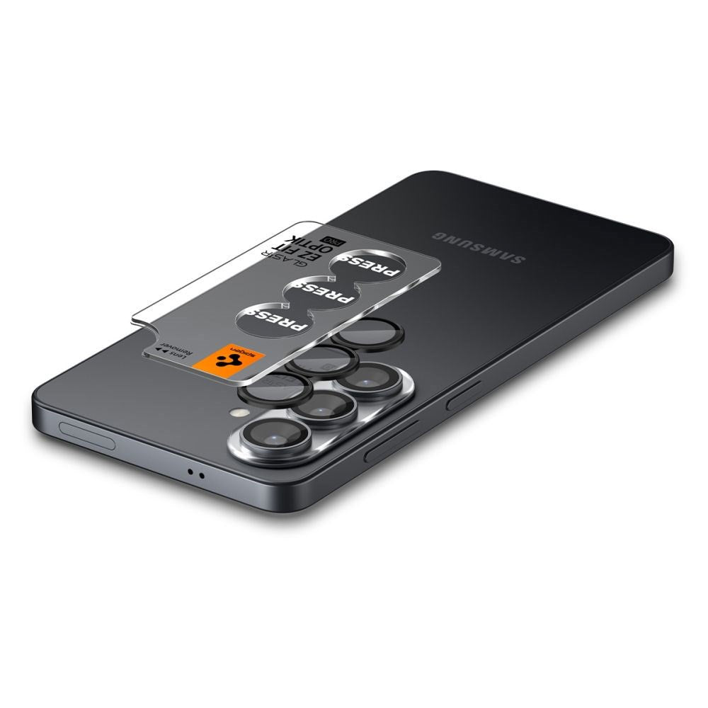 Samsung Galaxy S26 Spigen Glass tR EZ Fit Optik Pro Camera Lens Protector Glass - 2 pcs - Black