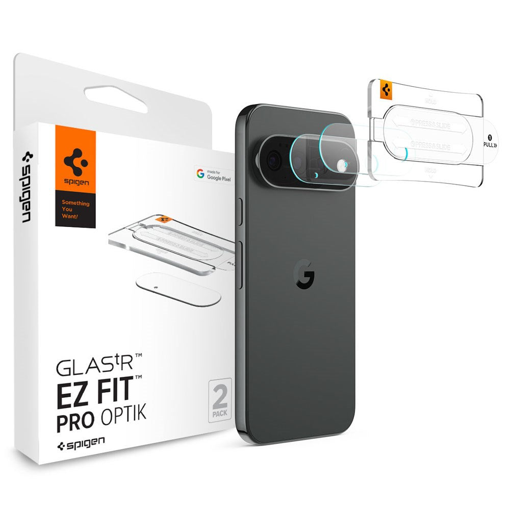 Google Pixel 11 Pro XL Spigen Glass tR EZ Fit Optik Pro Camera Lens Protector - 2 pcs - Transparent