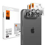 iPhone Duo Spigen Glass tR EZ Fit Optik Pro Camera Lens Protector - 2 pcs - White