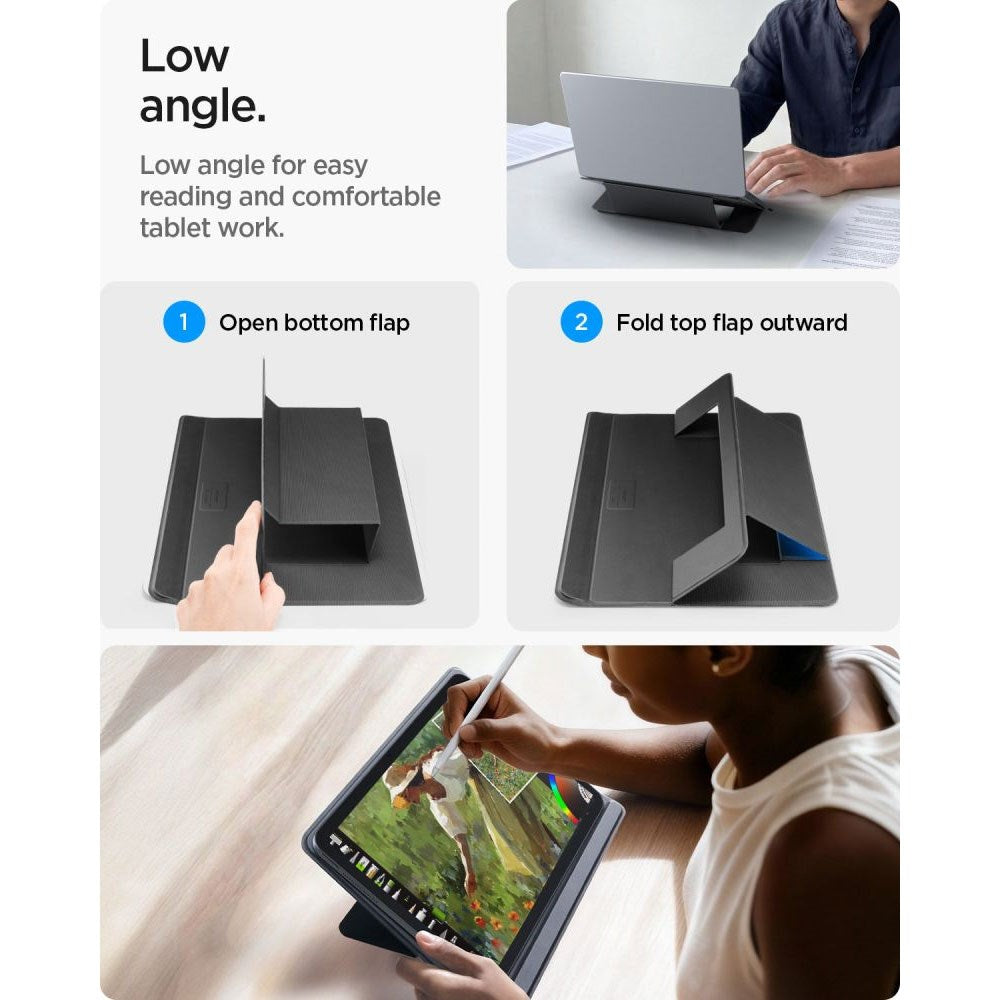 Spigen Slim Fold Laptop Stand - Black