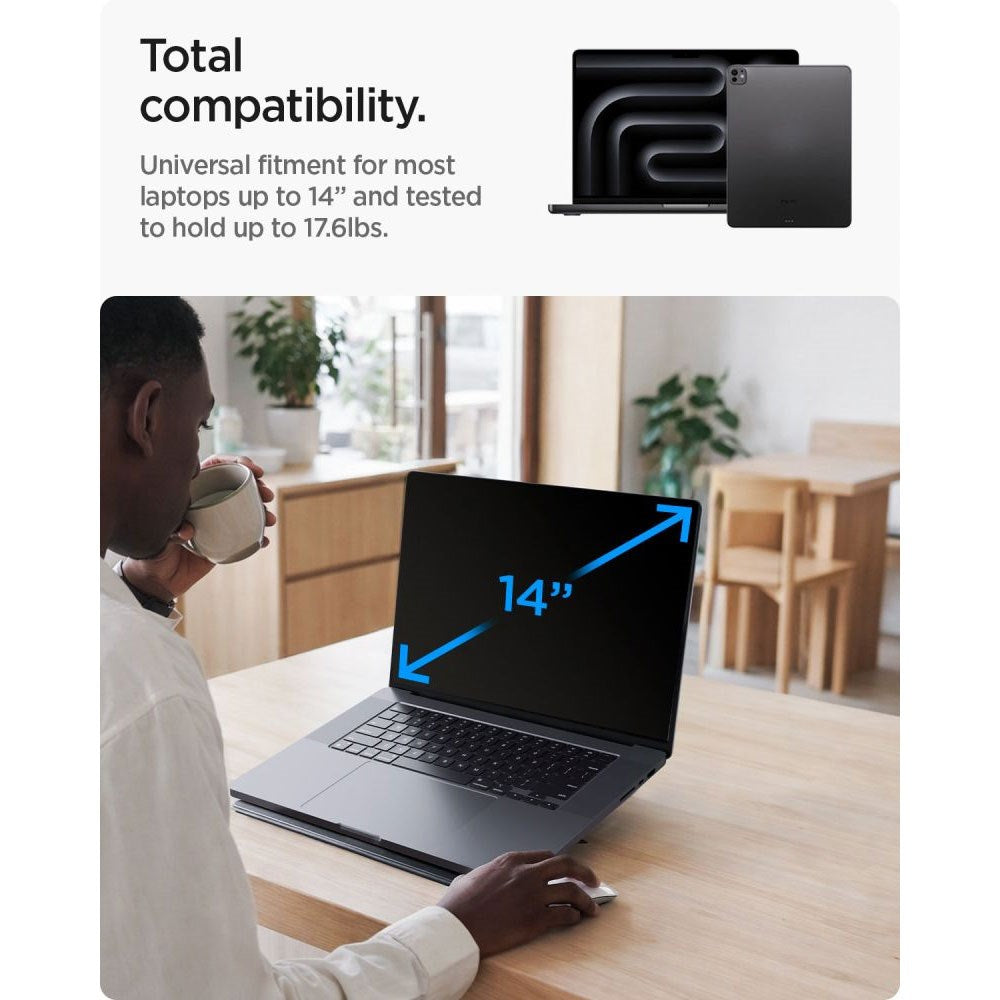 Spigen Slim Fold Laptop Stand - Black