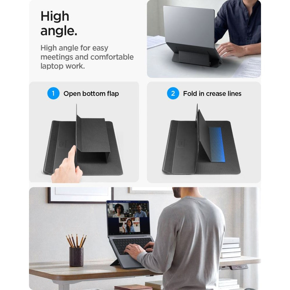 Spigen Slim Fold Laptop Stand - Black