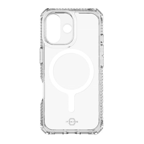 iPhone 17 ITSKINS Hybrid MagClear Case - MagSafe Compatible - Transparent