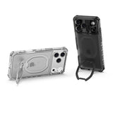 iPhone 17 Pro Max ITSKINS Hybrid Vapor Stand Case - MagSafe Compatible - Transparent