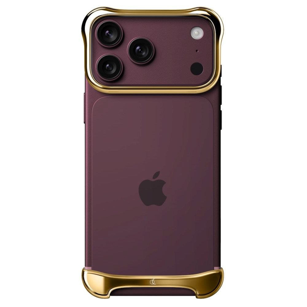 iPhone 18 Pro Max Arc Pulse Aluminum Bumper Case - Gold
