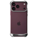 iPhone 18 Pro Arc Pulse Aluminum Bumper Case - Silver