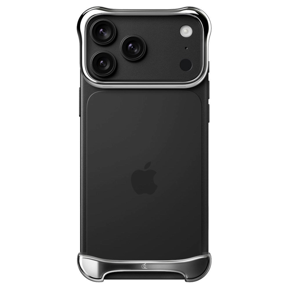 iPhone 18 Pro Max Arc Pulse Aluminum Bumper Case - Silver