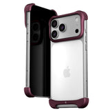 iPhone 18 Pro Arc Pulse Aluminum Bumper Case - Matte Dark Red