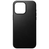 iPhone 15 Pro Max Nomad Modern Leather Case - MagSafe Compatible - Black