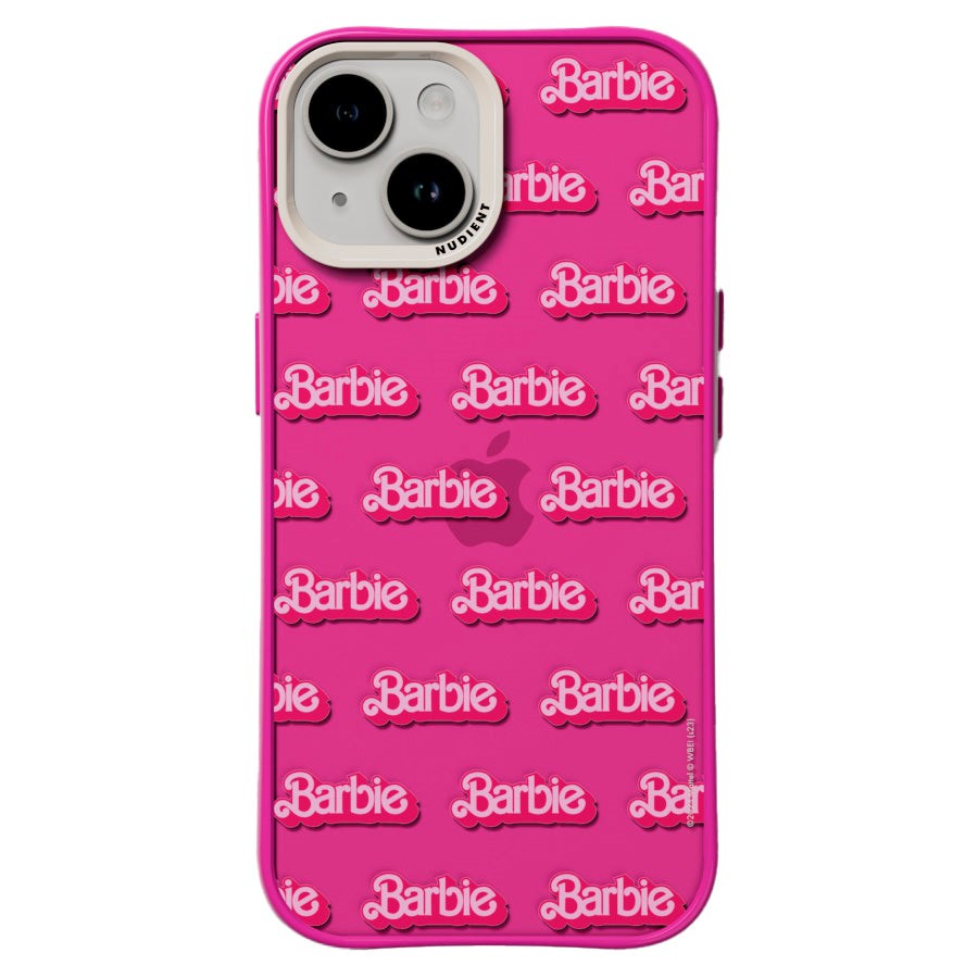 Nudient Form Case iPhone 15 Case - Barbie Grid