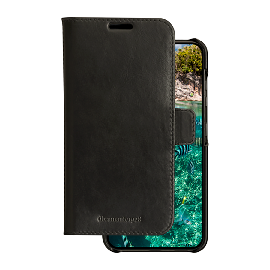 Samsung Galaxy S23 dbramante1928 Lynge Genuine Leather Magnet Flip Case - Black