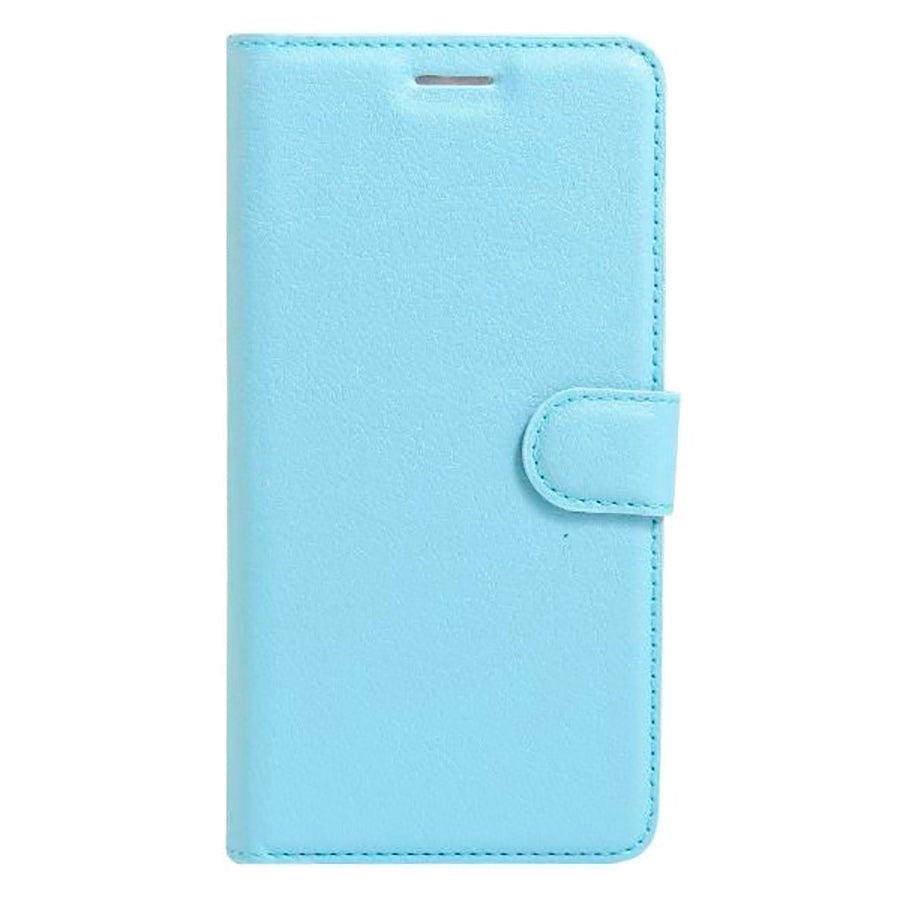 iPhone SE (2022 / 2020) / 8 / 7 Phone Wallet Case Soft Pouch Leather Light Blue