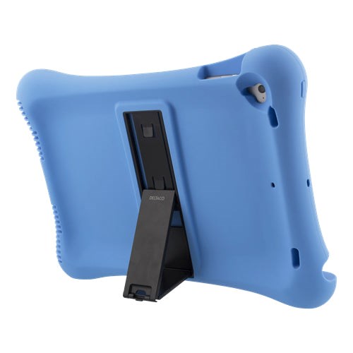 iPad Kids Case - Deltaco Hard Silicone Case - Light Blue