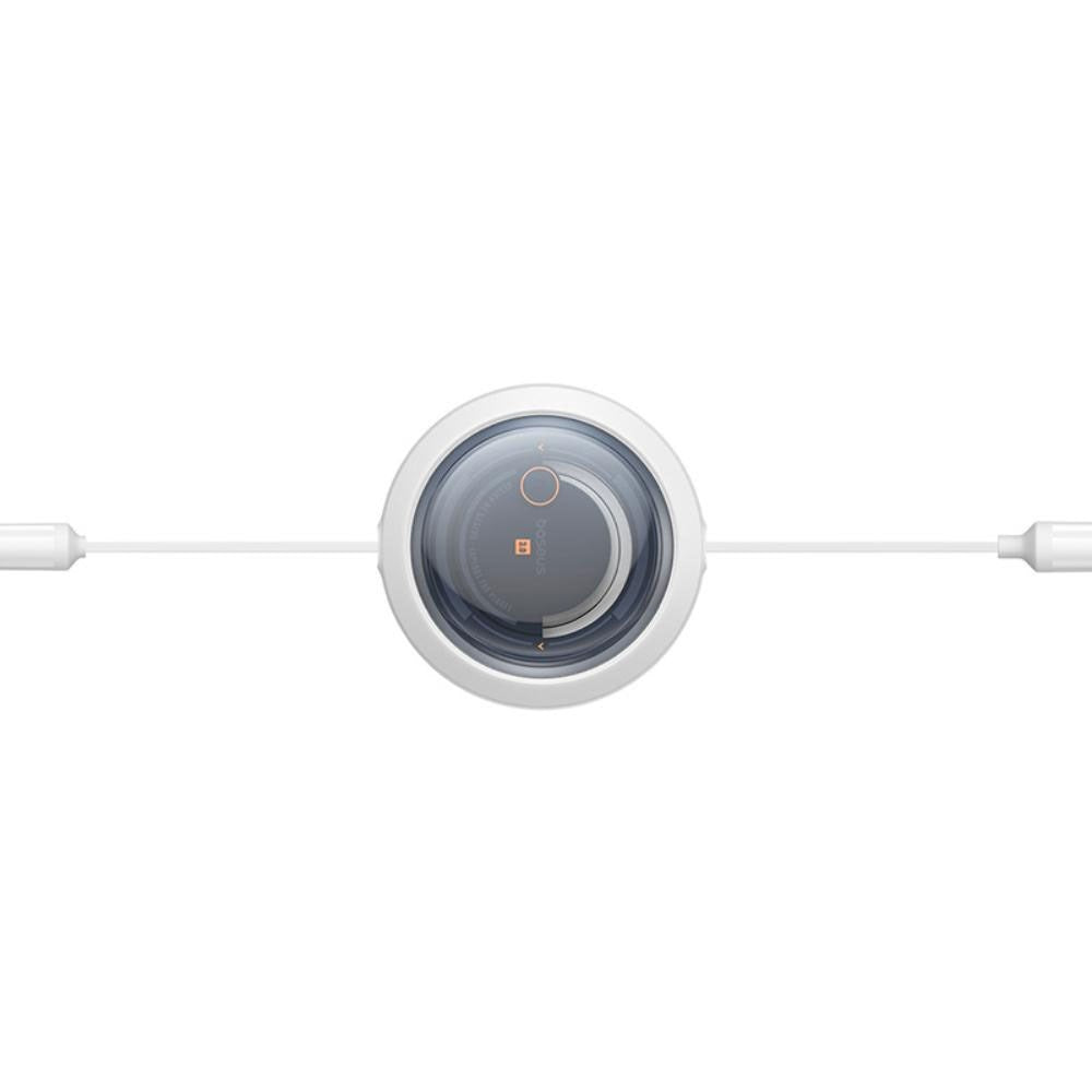 Baseus Free2Draw 3-in-1 Retractable Multi Cable - USB-A to USB-C / Lightning / Micro USB - 1.1m - White