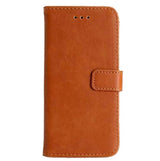 iPhone SE (2022 / 2020) / 8 / 7 Wallet Leather Case Light Brown