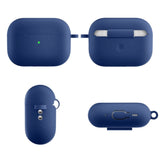 Apple Airpods Pro 2nd Gen (2022) Silicone Case with Snap Hook - Dark Blue