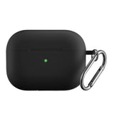 Apple Airpods Pro 2nd Gen (2022) Silicone Case with Snap Hook - Black