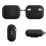 Apple Airpods Pro 2nd Gen (2022) Silicone Case with Snap Hook - Black