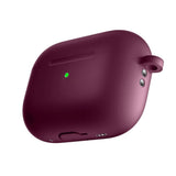 Apple Airpods Pro 2nd Gen (2022) Silicone Case with Snap Hook - Burgundy